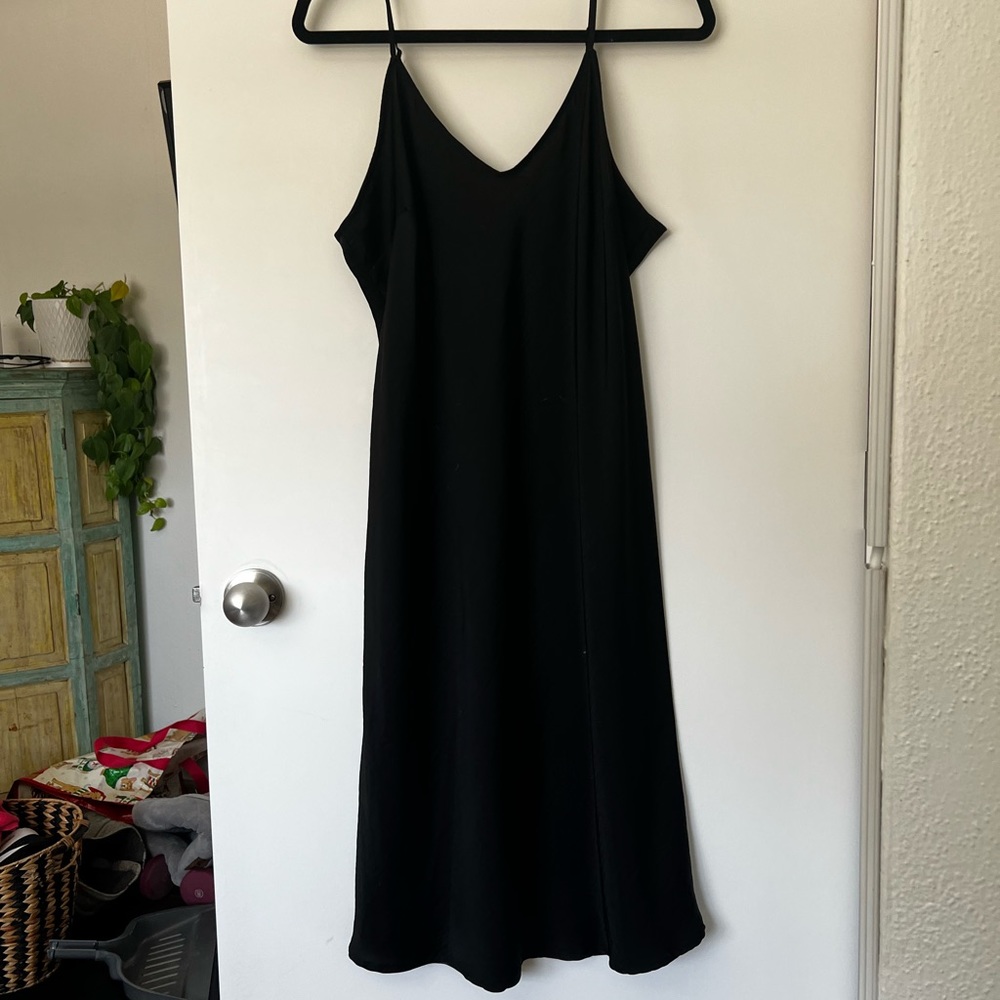 A new day black slip dress size XL